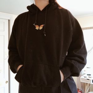 brandy melville butterfly hoodie